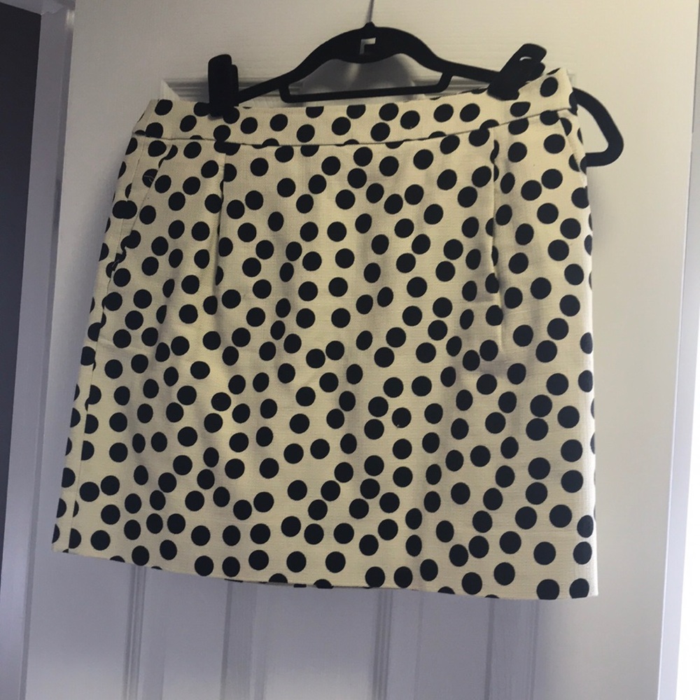 J.Crew polka dot skirt